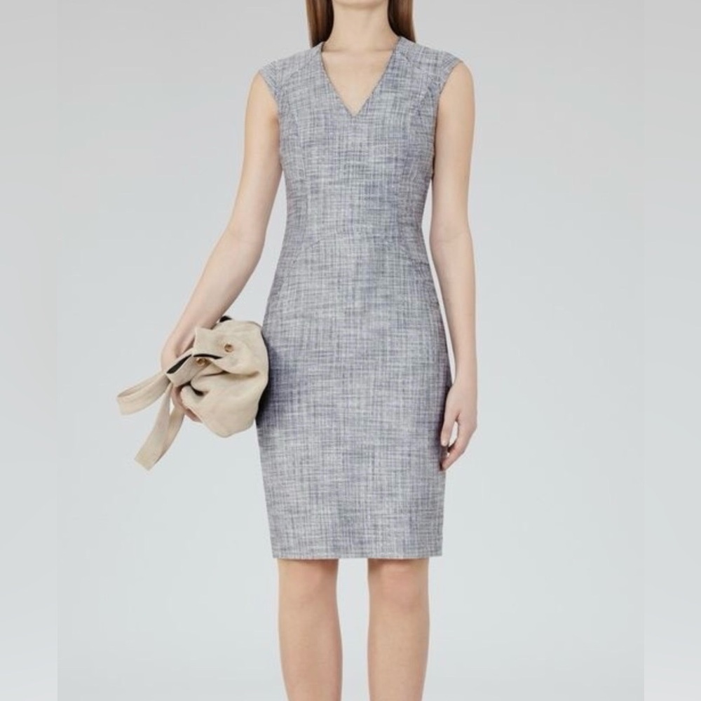 Reiss Gray Sleeveless Dress Remi size 8
